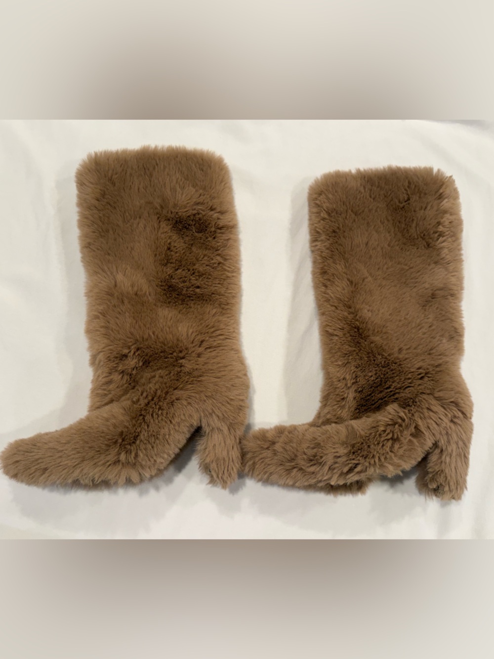 Jeffrey Campbell Faux Fur Statement Boots Sz 9 NWOB